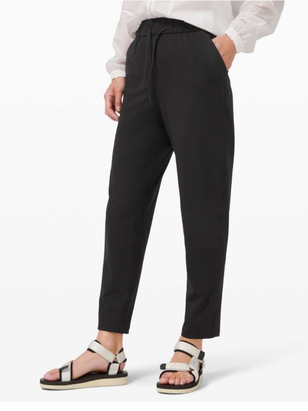 LULULEMON- Keep Moving Pant 7/8 High-Rise Black Size 4